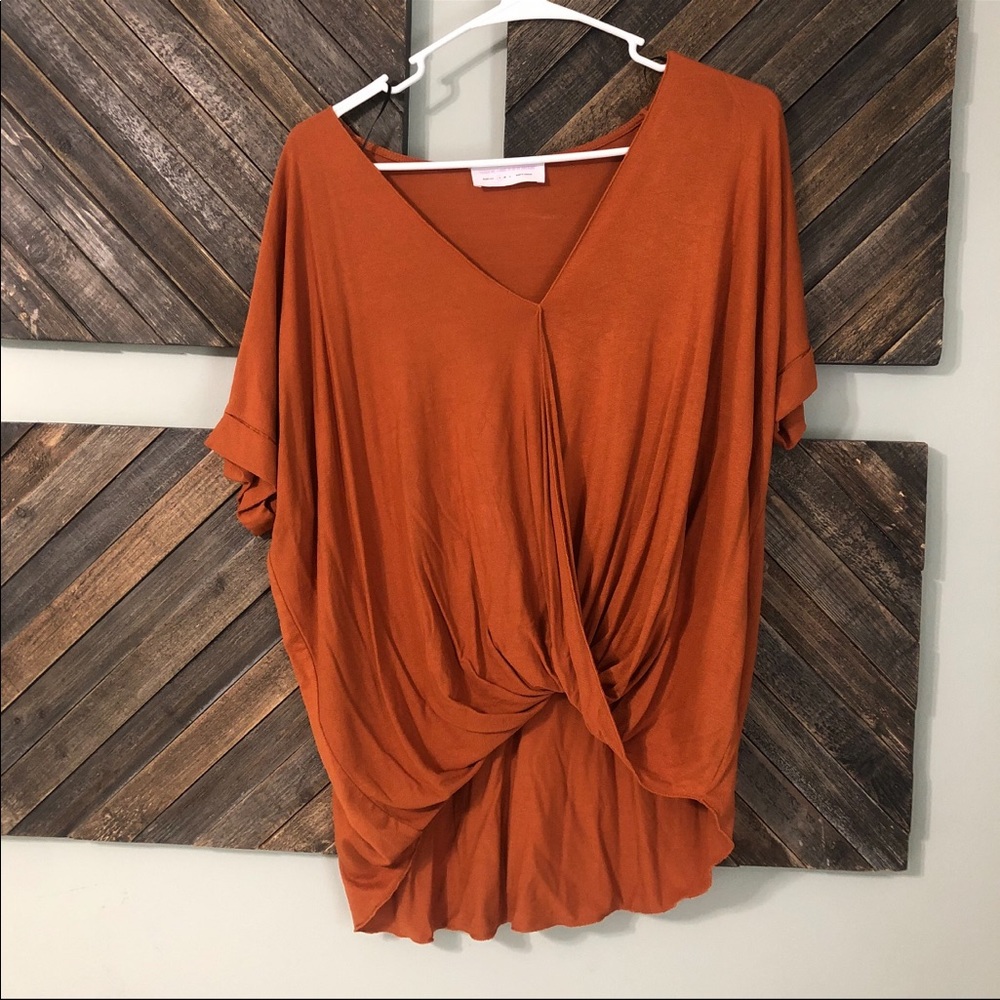 NWOT Surplice Wrap Top Small